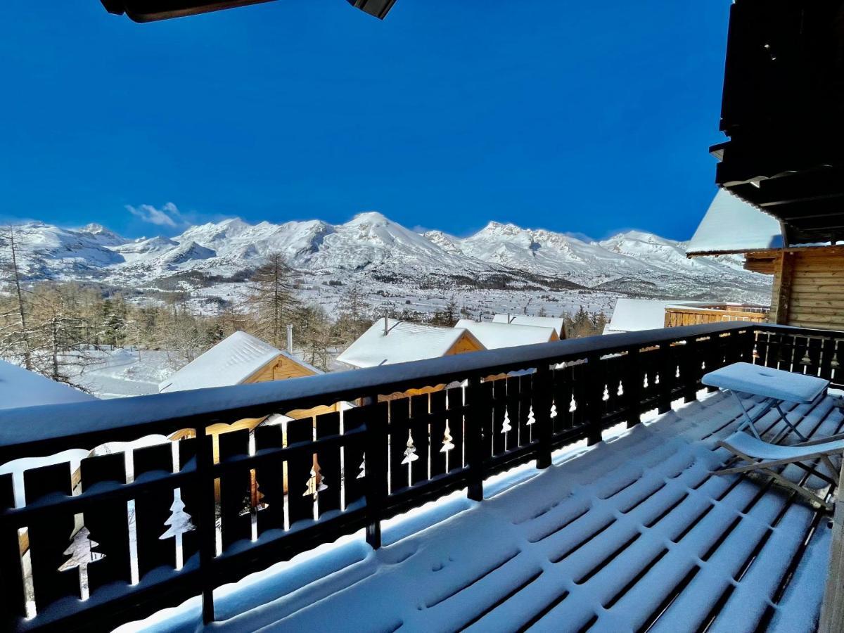 Chalet Aneloup Vue D'Exception A La Joue Du Loup Saint-Étienne-en-Dévoluy Exterior foto